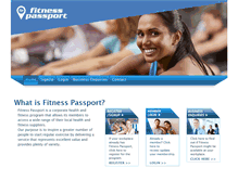 Tablet Screenshot of fitnesspassport.com.au